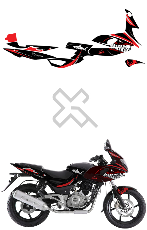 Pulsar 220 Full Body Decals | Pulsar 220F Full Sticker
